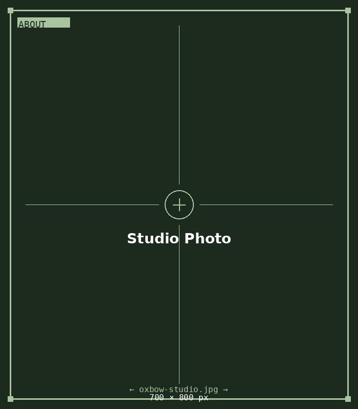 Oxbow studio